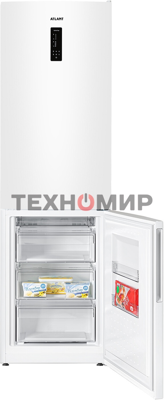 Холодильник Atlant ХМ-4624-101-NL белый двухкамерный 235/94л морозилка снизу, No Frost