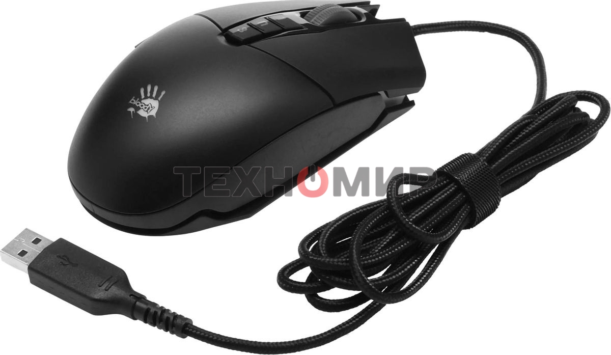 Мышь проводная A4Tech Bloody P91 Pro черный, 16000 dpi, USB, кнопки - 8