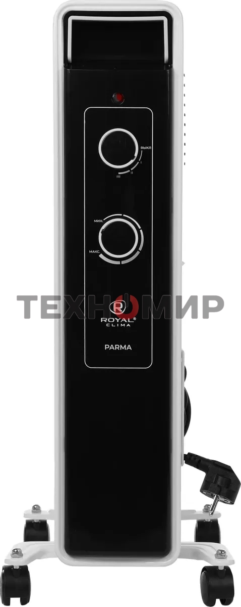 Радиатор масляный Royal Clima PARMA ROR-PR7-1500M 1500Вт белый/черный