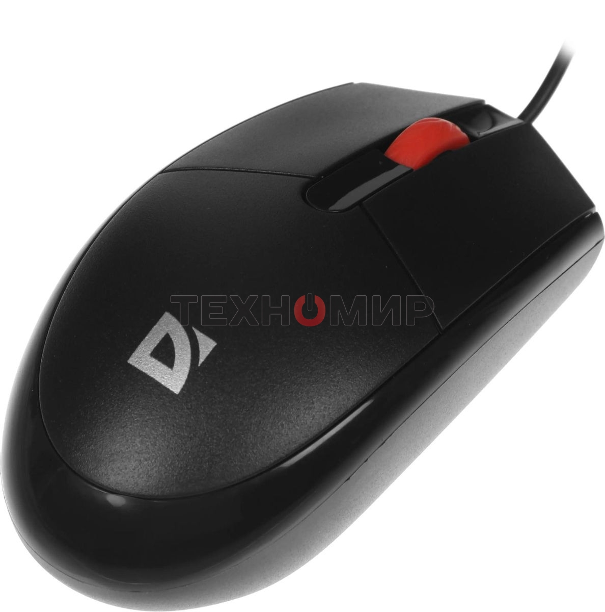Мышь проводная Defender Delta MM-523 черный, 1000 dpi, USB, кнопки - 3