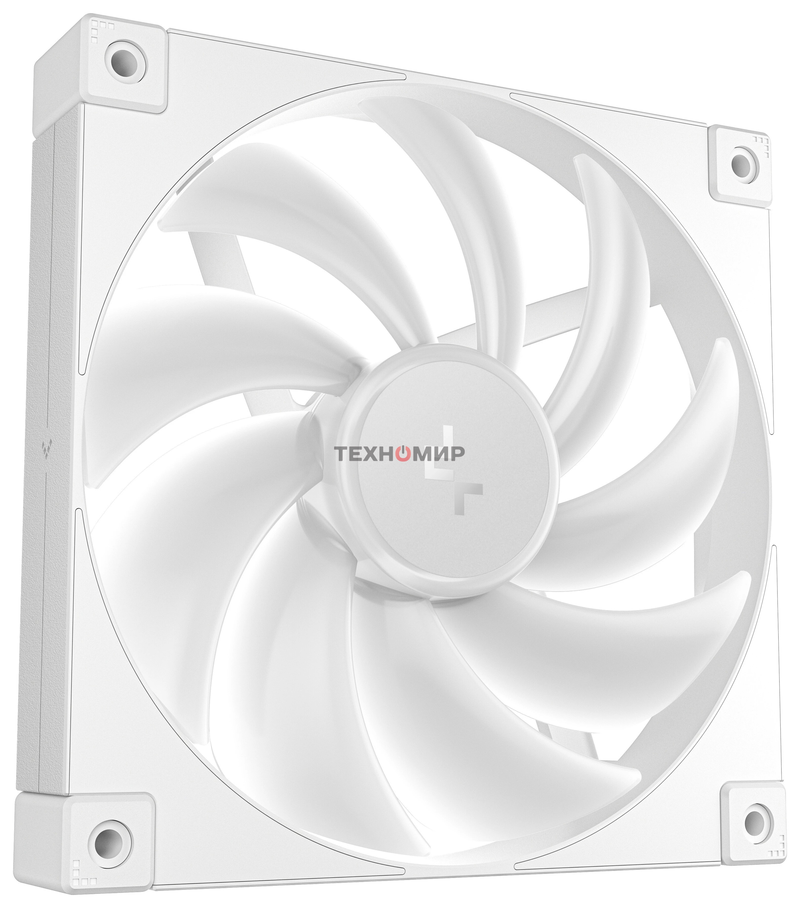 Вентилятор для корпуса DEEPCOOL FD14 ARGb белый, 140 мм, 1650 об/мин, 25.2 дБ, 4 pin