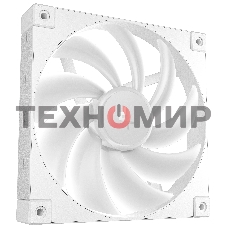 Вентилятор для корпуса DEEPCOOL FD14 ARGb белый, 140 мм, 1650 об/мин, 25.2 дБ, 4 pin