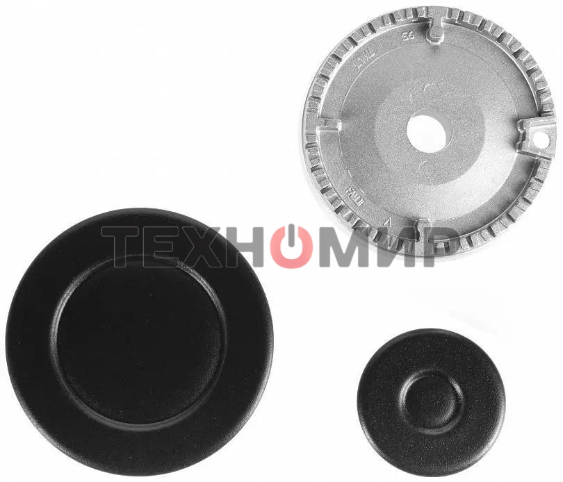 Газовая варочная панель Maunfeld EGHG.64.6CB/G, 4 конфорки, закаленное стекло, черный