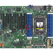Материнская плата Supermicro H12SSL-I, ATX, 1xSP3 7003/7002 EPYC, 8 DIMM DDR4 R ECC, AST2500,5 PCI-E 4.0 x16 + 2 PCI-E 4.0 x8, 2 M.2 pcie 4.0 NVMEx4 2280/110