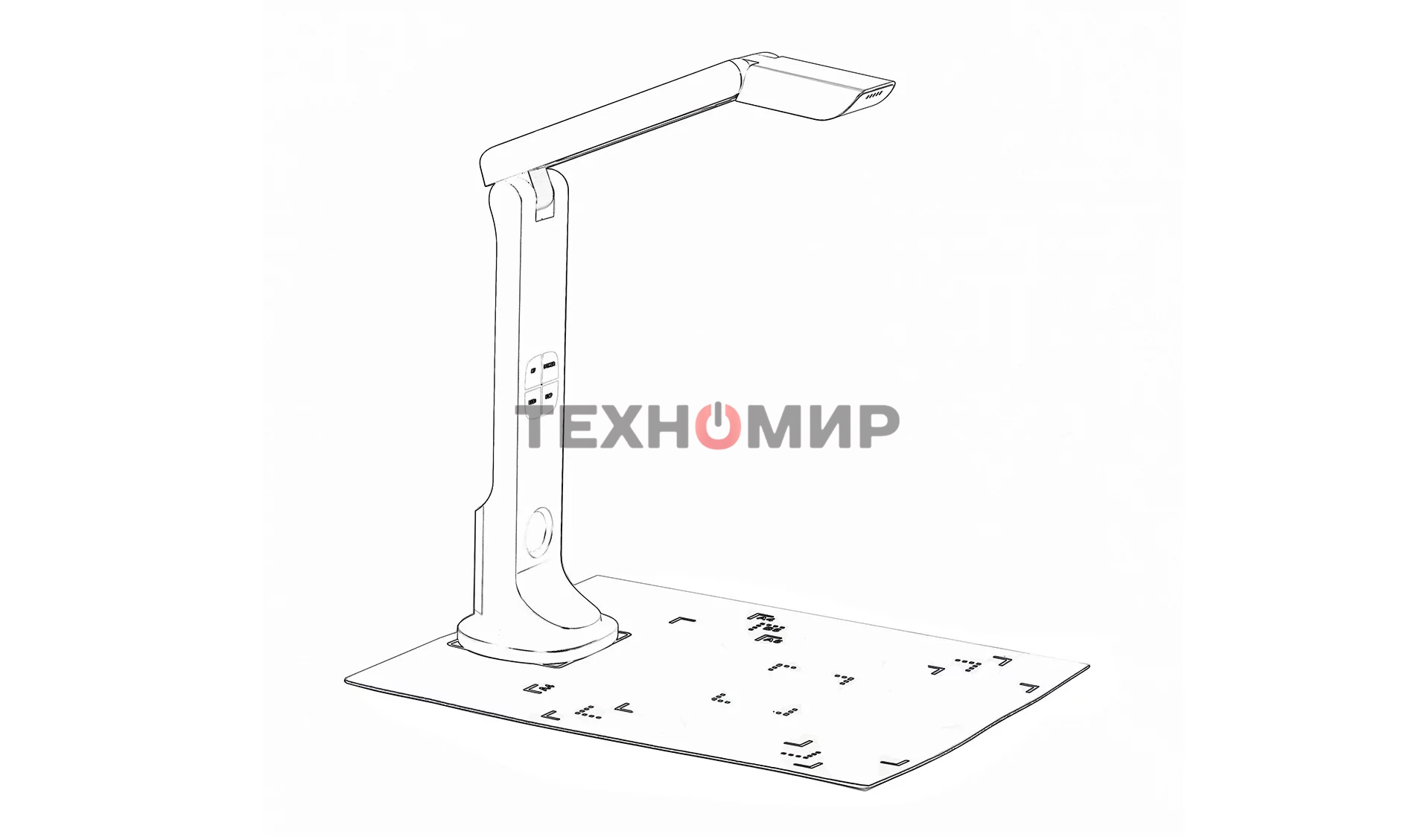 Документ-камера IQBoard [IQView E4510Pro] 13 мегапикселей (разрешение 3264х2448) USB-C, A3 (лицензионный ключ поддерживает только один компьютер)