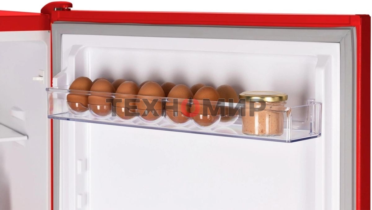 Холодильник Nordfrost NRB 162NF R красный двухкамерный 205/105 л морозилка снизу