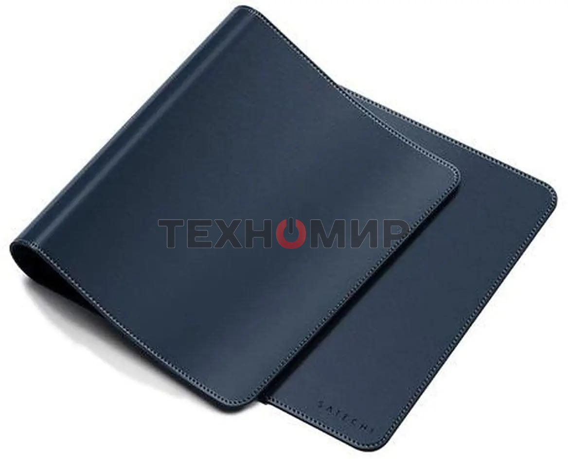 Коврик для мыши Satechi Vegan-Leather Premium Desk Mat, 680x314 мм, синий ST-LPDMB