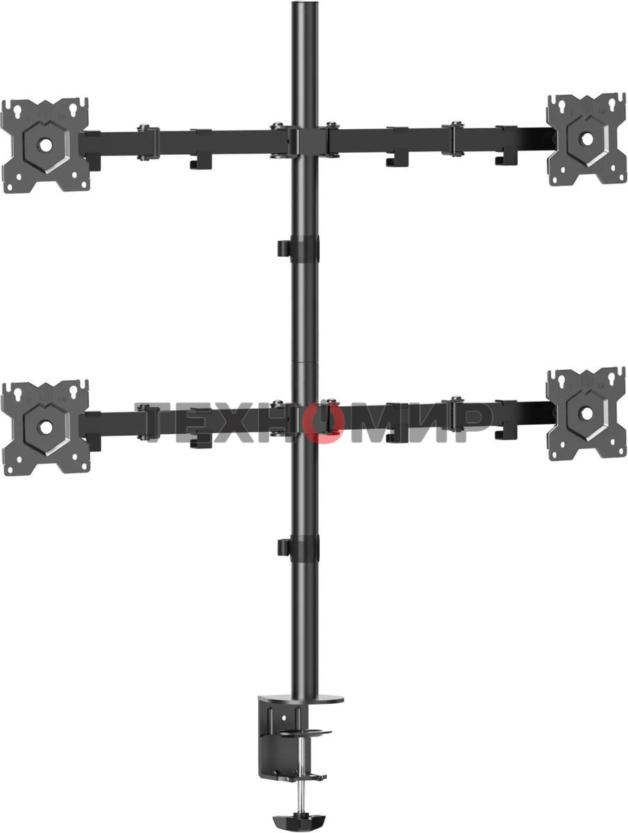Кронштейн ONKRON D421E для четырех мониторов 13