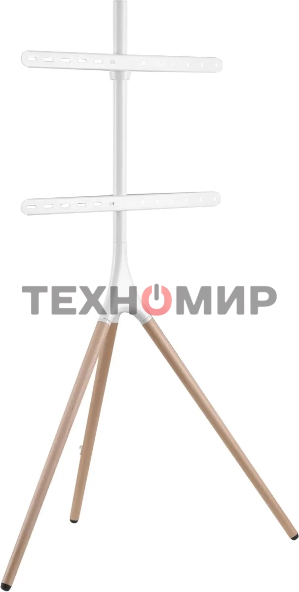 Подставка для телевизора Cactus CS-ST1246WTBCH белый/береза, 45