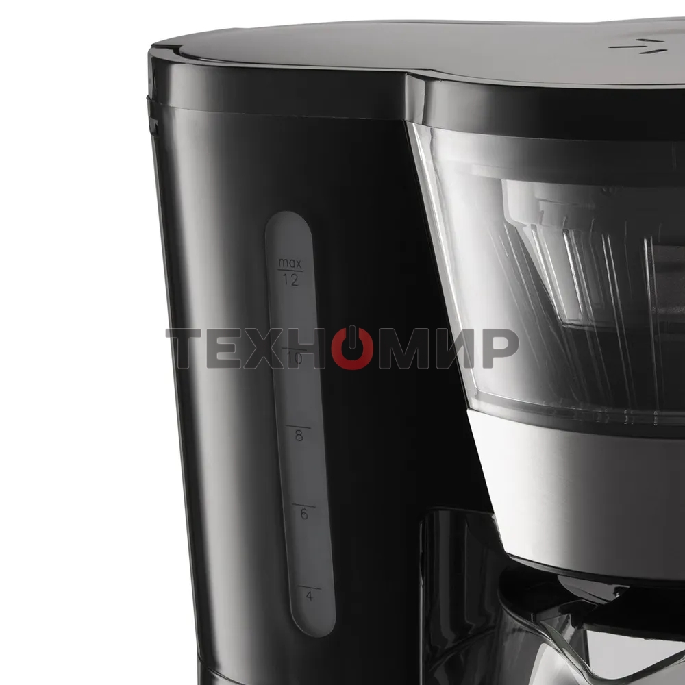 Кофеварка капельная Redmond CM700 черный, исп. кофе - молотый, 1.2 л, 900 Вт