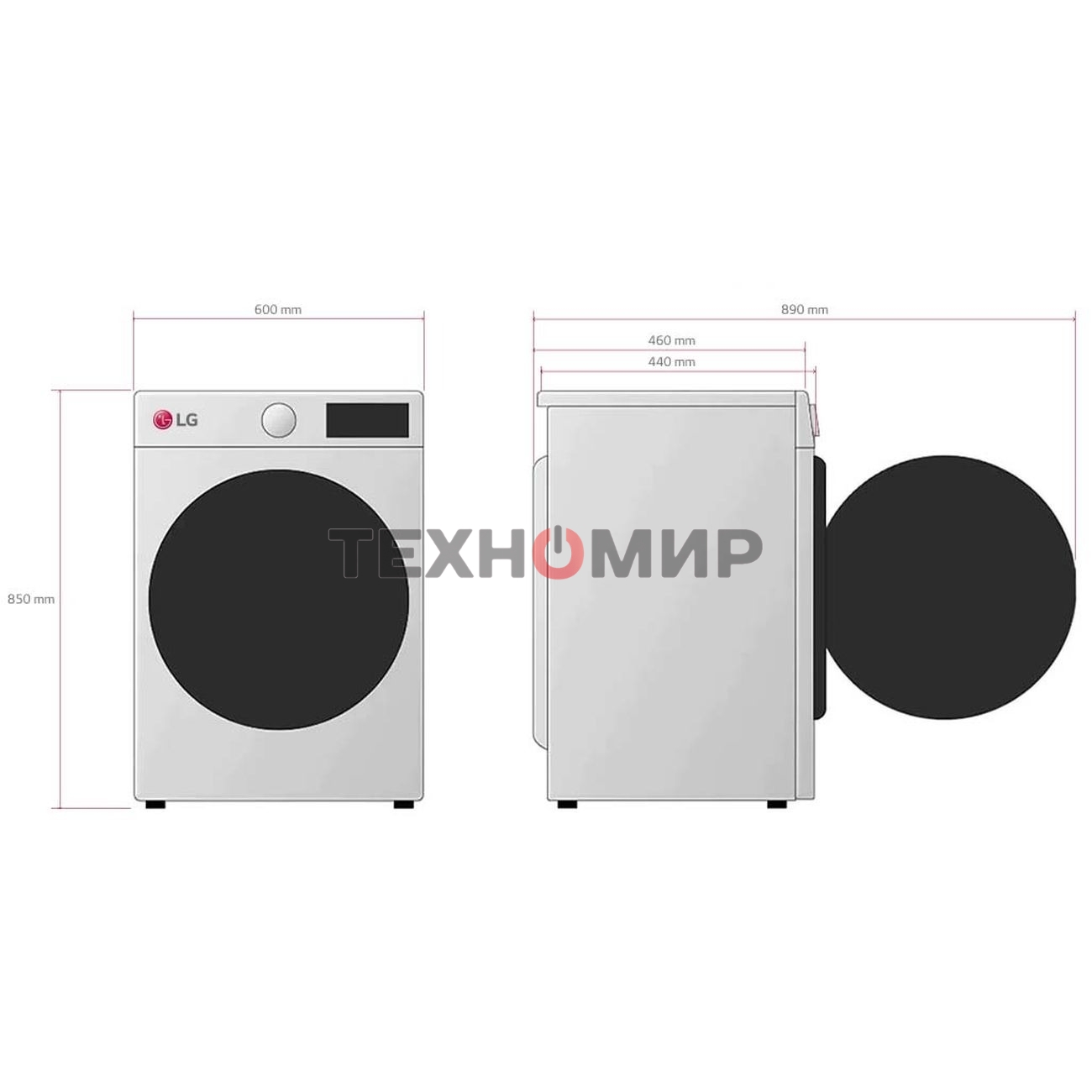 Стиральная машина LG F12M7NDS1