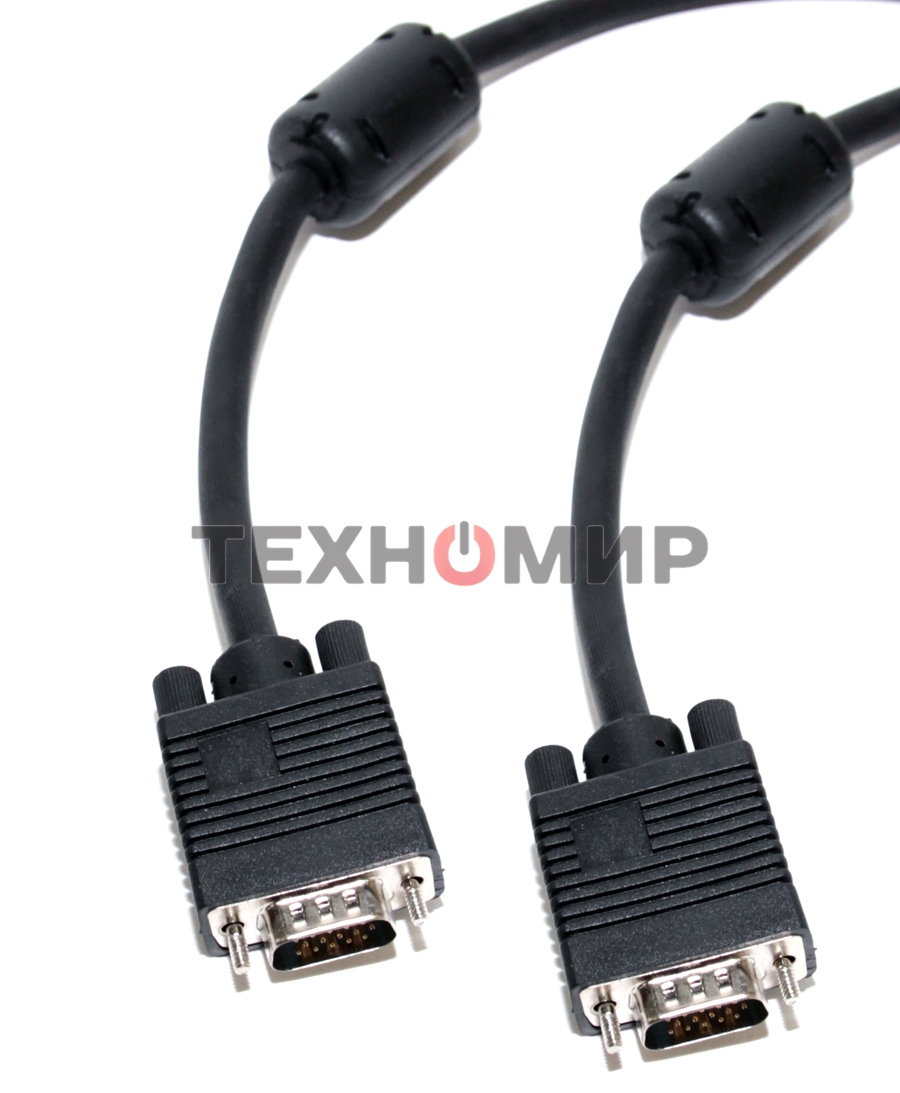 Кабель 5bites APC-133-200 Кабель VGA сигнальный HD15M/HD15M, ферр.кольца, 20м.