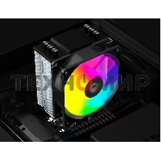 Кулер для процессора ID-COOLING SE-903-XT FRGb черный 92мм алюминий/медь 2200rpm 26db 4-pin 130W 123мм