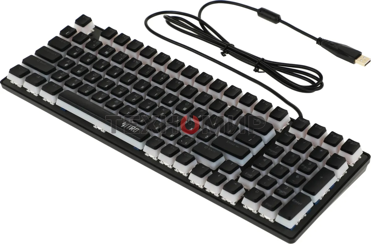 Клавиатура проводная Acer Nitro OKW303, USB, черный