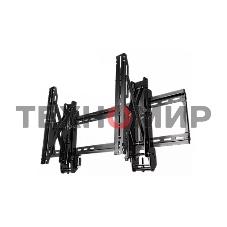 Настенное крепление для видеостен Wize Pro VW46G3 с выдвижным механизмом, тех-гия push in-pop out,37 60+, регу-ка глубины, Max VESA 800x400 мм, до 68 кг, расстояние от стены 10-27 см, верт-ое/горизонт-ое выравн-ие, защита от кражи,черный