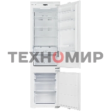 Встраиваемый холодильник Kuppersberg RBN 1964, High-Tech, полезный объем 309 л, No Frost, супер заморозка, инверторный компрессор, электронное управление, энергоэффективность А+