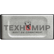 Внешний SSD Kingston XS2000, 2TB, USB 3.2 Gen 2x2 Type-C, R/W 2000/2000, серебристый