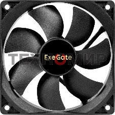 Вентилятор для корпуса ExeGate ExtraSilent ES12025S3P черный, 120 мм, 1300 об/мин, 22 дБ, 3 pin