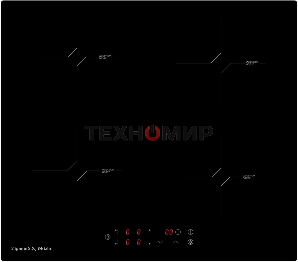 Индукционная варочная панель Zigmund & Shtain CI 33.6 B независимая, черный