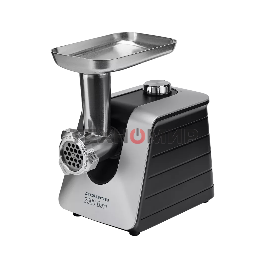 Мясорубка электрическая Polaris PMG2561 черный/серебристый 2500 Вт
