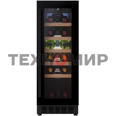 Винный шкаф LEX LWD3020BL 1-нокамерн. черный