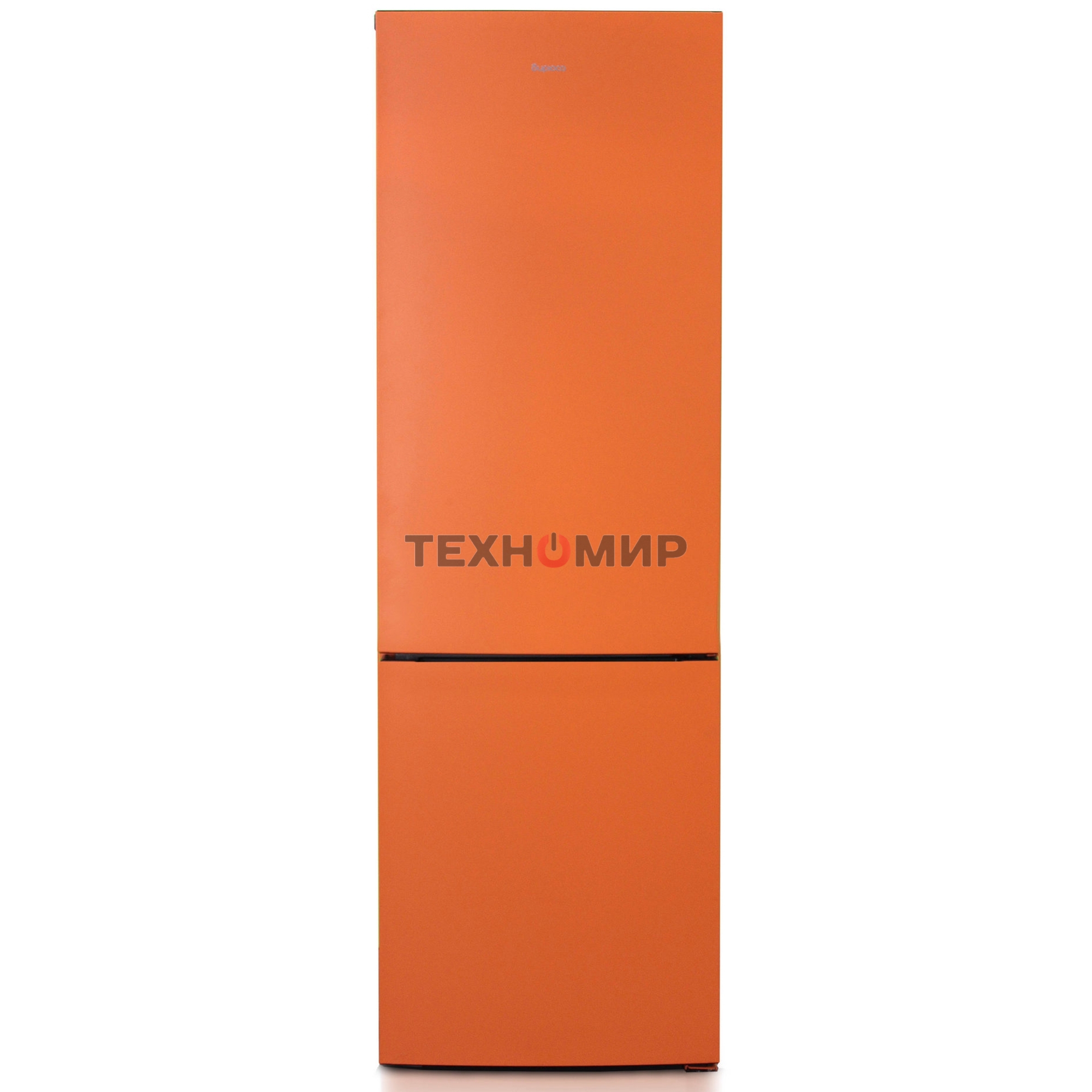 Холодильник Бирюса T6127 оранжевый двухкамерный 245/100л морозилка снизу