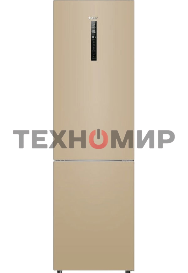 Холодильник Haier C2F637CGGU1 золотистый, двухкамерный, 278/108л, морозилка снизу, No Frost