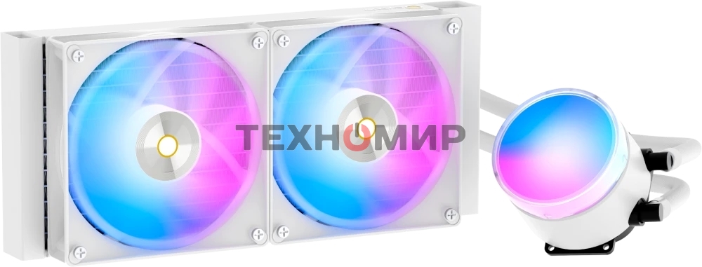 Система охлаждения Ocypus Sigma L24 WH ARGB, 240мм, LCD Pump 2.4