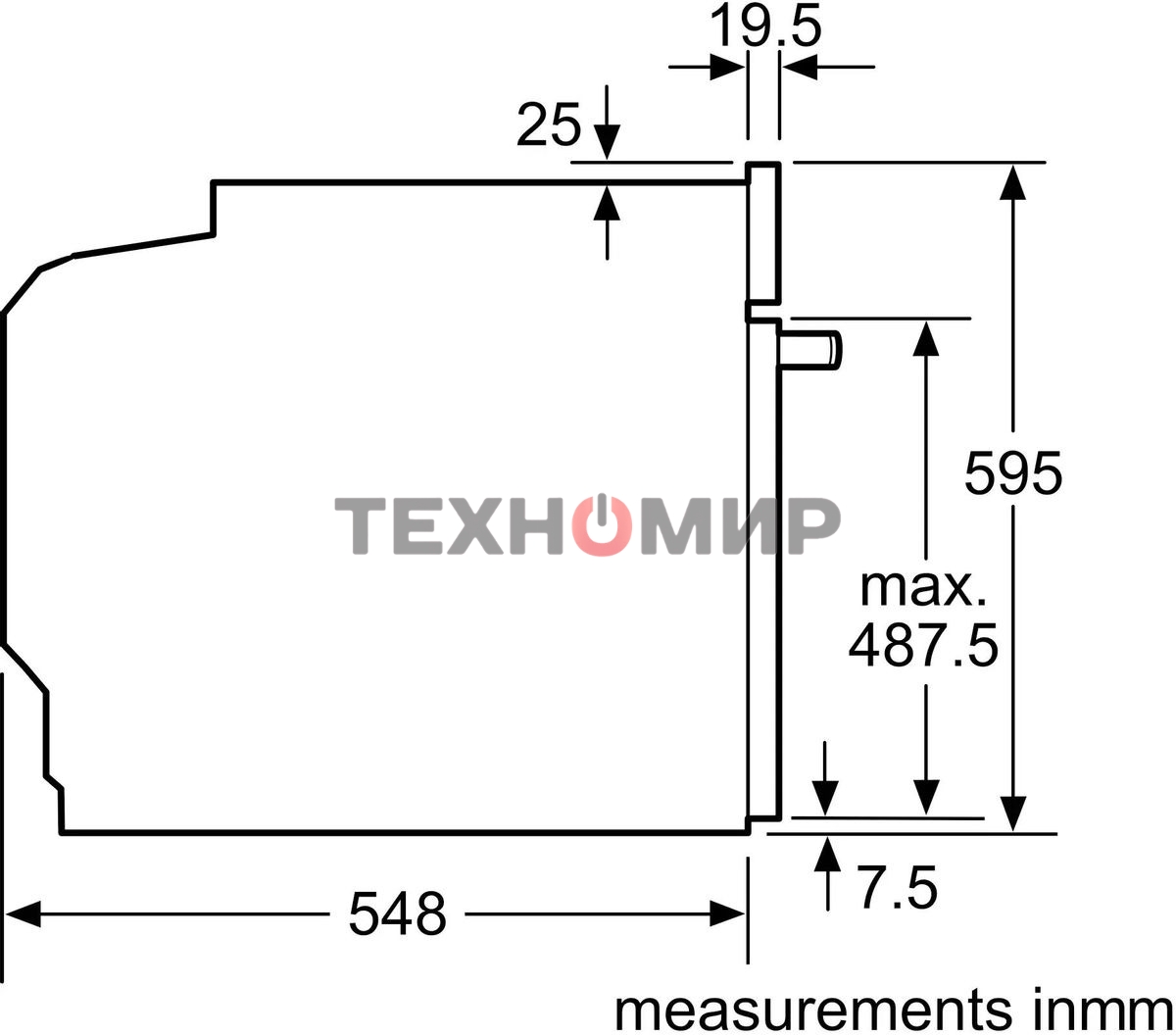 Духовой шкаф электрический Bosch HJG852YS0 нержавеющая сталь