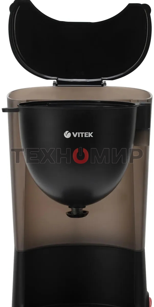 Кофеварка капельная Vitek VT-1500(MC) черный, исп. кофе - молотый, 1.25 л, 600 Вт