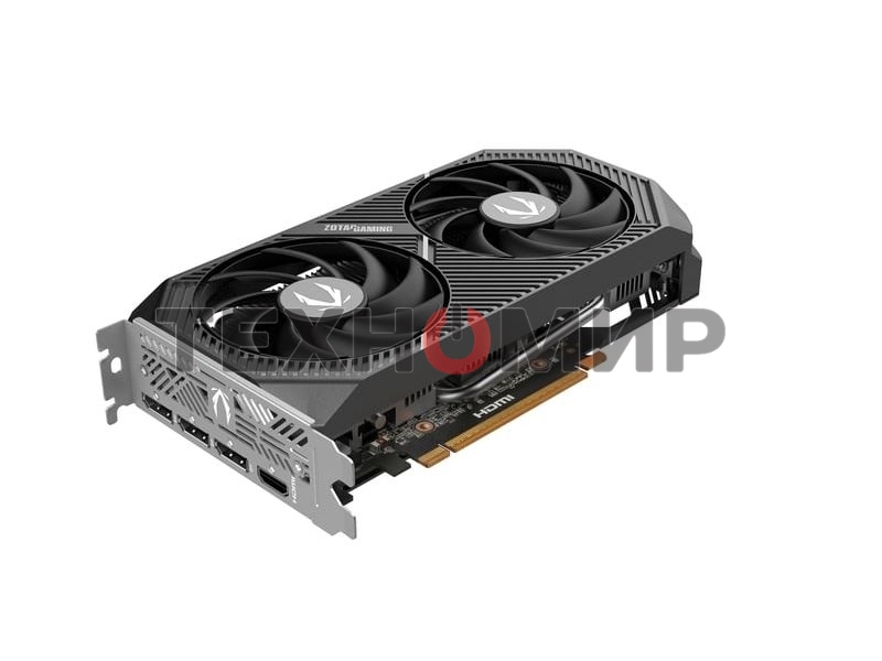 Видеокарта Zotac GAMING GeForce RTX 5050 TWIN EDGE, NVIDIA RTX 5050, 8 ГБ GDDR6, 128 бит, PCI-e 5.0, 1xHDMI, 3xDP, 2572 МГц