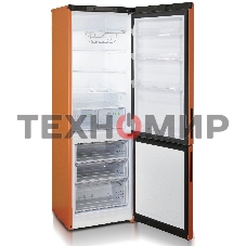 Холодильник Бирюса T6127 оранжевый двухкамерный 245/100л морозилка снизу