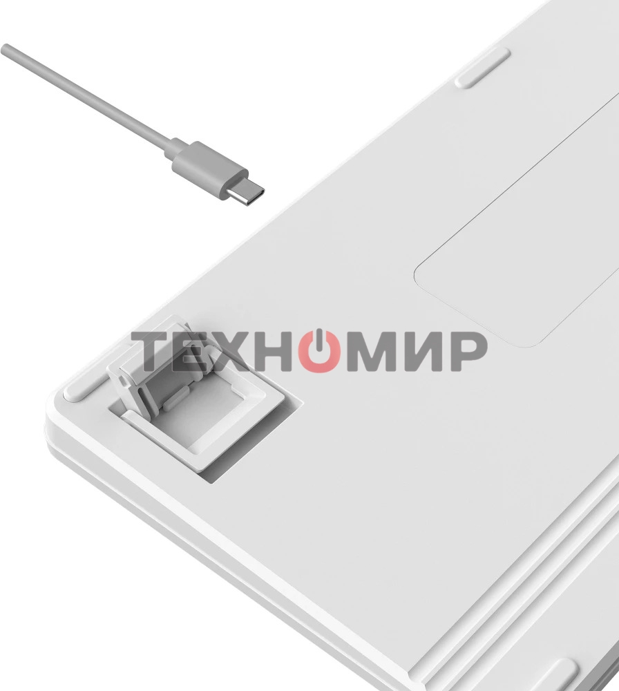 Клавиатура A4Tech FBX53C беспроводная, Bluetooth, радиоканал, белый