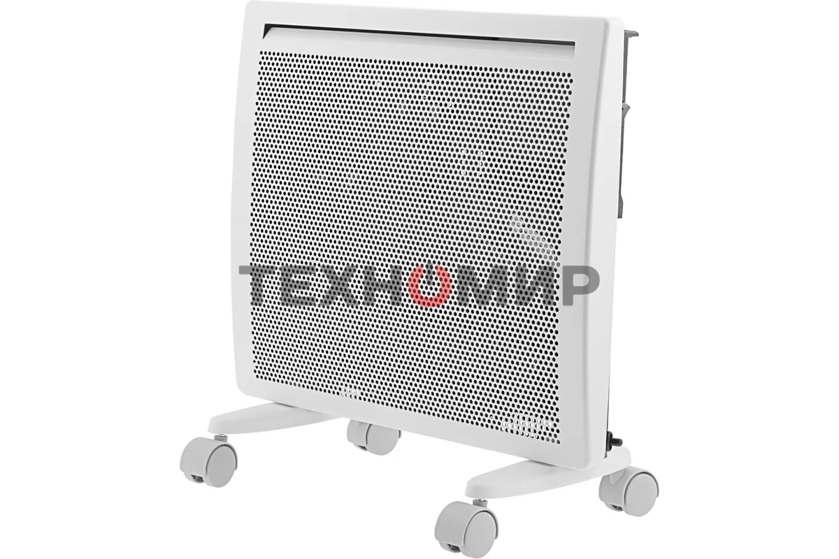 Конвектор электрический гибридный Denzel HybridX-1000 белый, 1000 Вт, 20 м2, термостат, дисплей