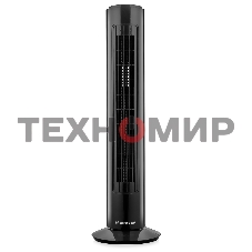 Колонный вентилятор BRAYER BR4952BK, механич.упр., вращение 90°, мощность 50Вт, защита от перегрева
