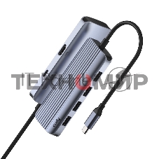 USB-концентратор USB-C Cudy UH500, 1 USB-C 3.0, 1x 4K@30Hz HDMI Port, 1x 100W USB-C port for PD Charging, 4x USB-A (UH500)