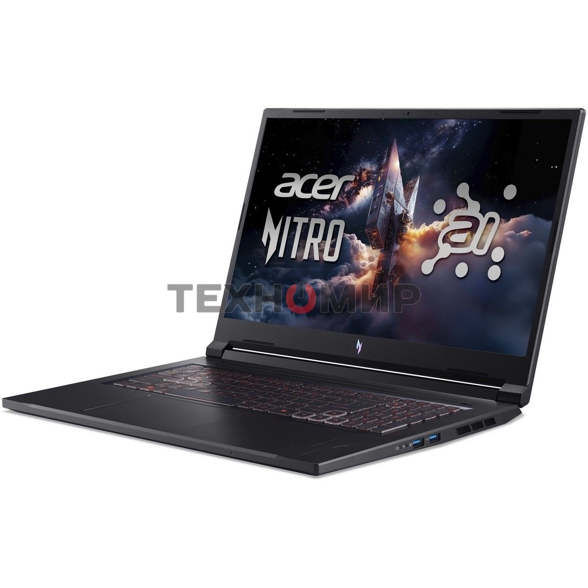 Ноутбук Acer Nitro V 17 AI ANV17-41-R6A6 AMD Ryzen 7 260/16Gb/SSD 1Tb/RTX 5060 8Gb/17.3