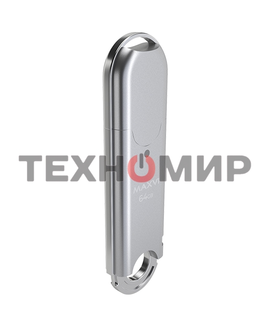 Флешка USB 2.0 64Gb Maxvi P2 серебристый
