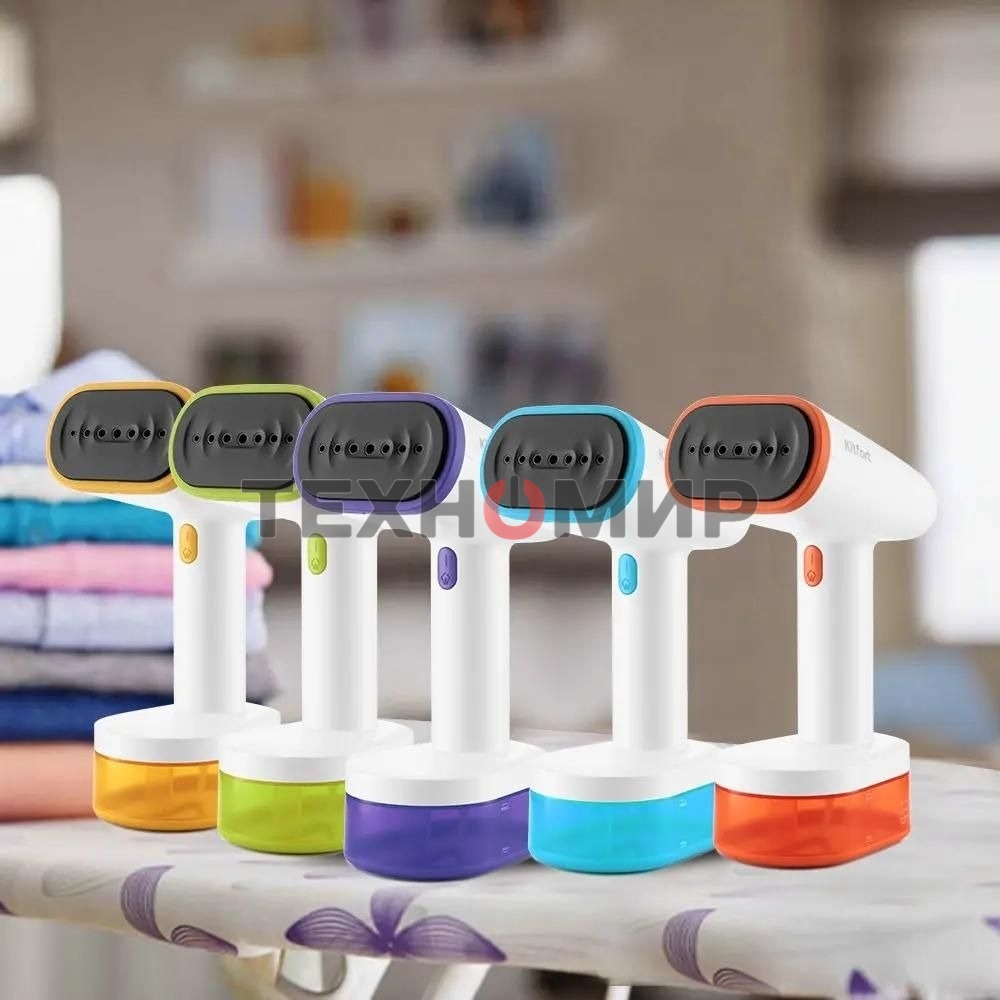 Отпариватель Kitfort КТ-985-3 бирюзовый, 1600 Вт, 28 г/мин, 250 мл