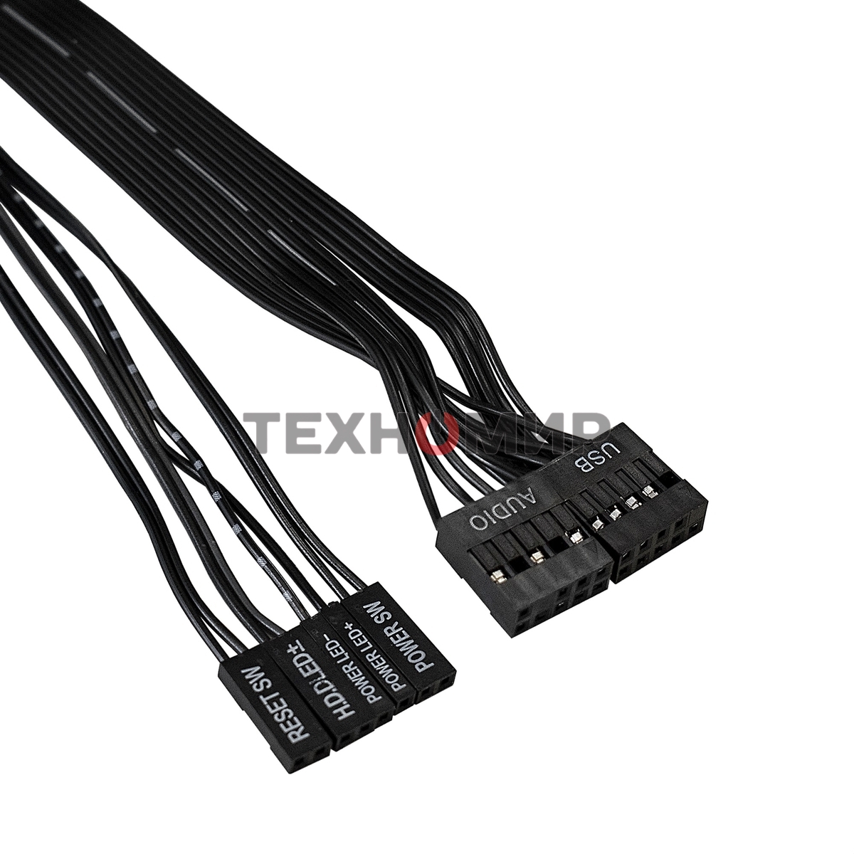 Компьютерный корпус Miditower ExeGate XP-332 Black, ATX, (без БП), 2*USB, Audio