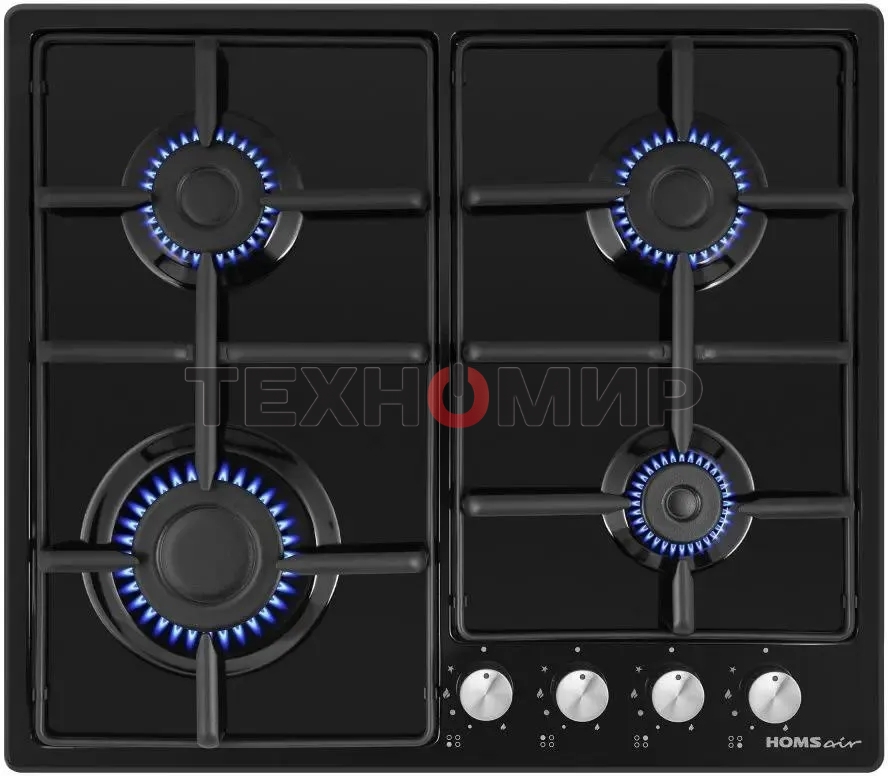 Газовая варочная панель HOMSair HGE643GbK