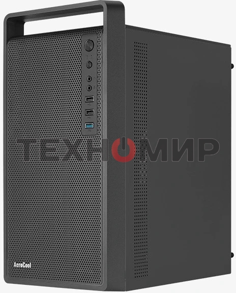Компьютерный корпус MiniTower Aerocool/Formula CS-109-S-BK-v1 (mATX, USB3x1, USB2x2, 120мм fan,без БП) (4711099472390)