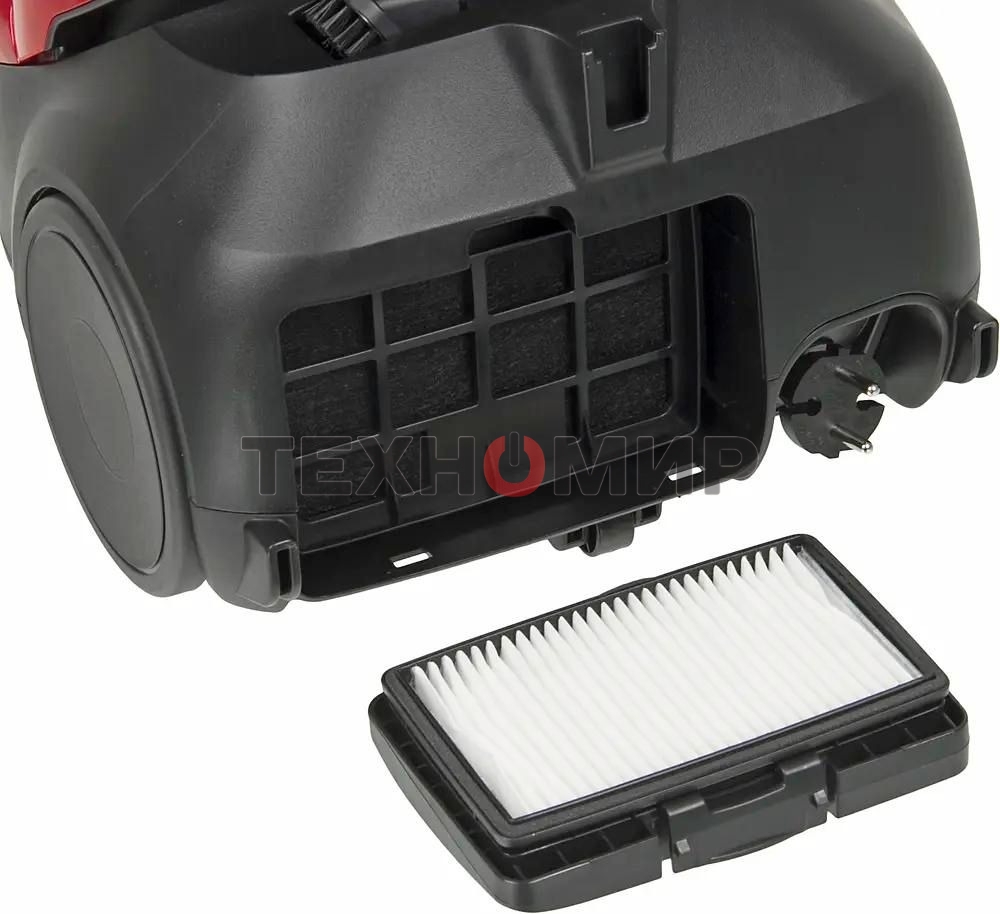 Пылесос Samsung VC20M257AWR красный, 460/2000 Вт, уборка сухая, пылесборник мешок 2.5 л