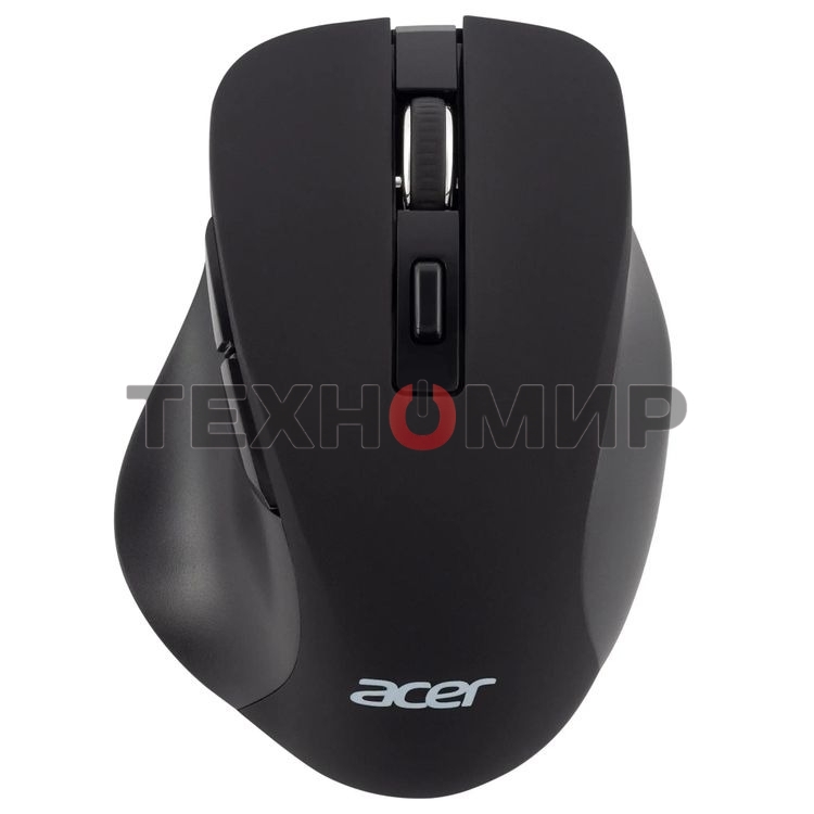 Мышь беспроводная Acer OMR140 черный, 1600 dpi, радиоканал, USB, кнопки - 6