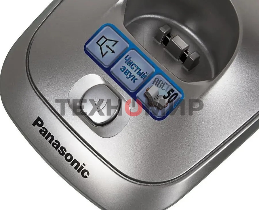 Телефон Panasonic KX-TG2511RUN (платиновый) АОН, Caller ID,спикерфон на трубке,переход в Эко режим одним нажатием
