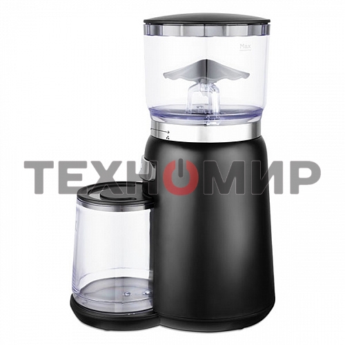 Кофемолка BQ CG2001 черный, Мощность 120 Вт, Жерновая система помола, 20 степеней помола