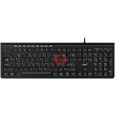 Клавиатура проводная Genius SlimStar 230II 31310048402, USB, черный