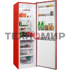 Холодильник Nordfrost NRB 162NF R красный двухкамерный 205/105 л морозилка снизу