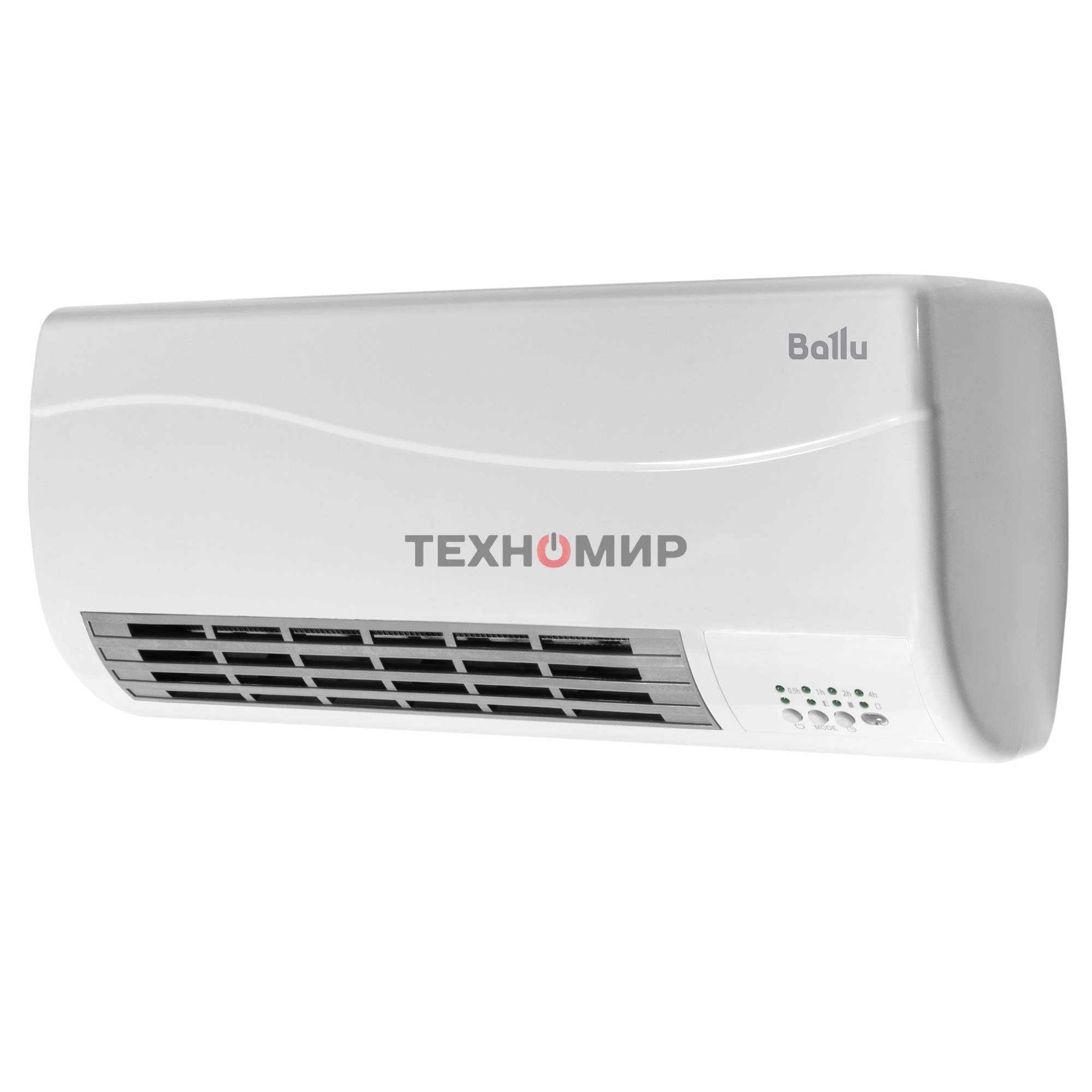 Тепловентилятор Ballu BFH/W-102W, белый, 2000 Вт, 25 м2, таймер