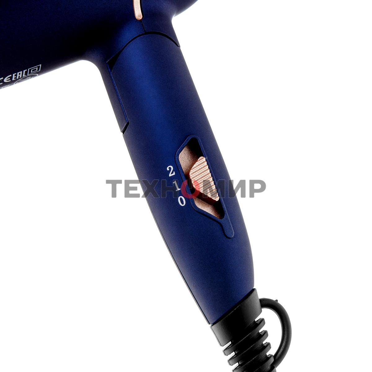 Фен BRAYER BR3025 синий/золотистый, 1400 Вт, компактный